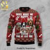 Dog Colorful All Over Print Knitted Ugly Christmas Sweater