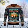 Dog Pawprint Knitted Ugly Christmas Sweater