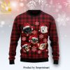 Dogue De Bordeaux Let It Snow Knitted Ugly Christmas Sweater