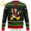 Donald Duck Christmas Head Disney Knitted Ugly Christmas Sweater