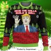 Donald Trump Goya Salt Liberal Tears Logo Knitted Ugly Christmas Sweater