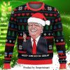 Donald Trump Goya Salt Liberal Tears Logo Knitted Ugly Christmas Sweater