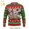 Dr Stone Senku And Taiju Alt Text Manga Anime Knitted Ugly Christmas Sweater