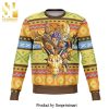 Dragonball Z Play With The Dragon Manga Anime Knitted Ugly Christmas Sweater