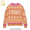 Dunkin Donuts Knitted Ugly Christmas Sweater