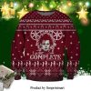 Eevee Eeveelutions Pokemon Manga Anime Snowflake Knitted Ugly Christmas Sweater