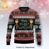 Elijah Craig Small Batch 1789 Kentucky Straight Bourbon Whiskey Knitted Ugly Christmas Sweater
