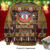 Erdinger Weissbier Logo Erdinger Weissbier Dunkel Beer Knitted Ugly Christmas Sweater