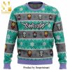 Evangelion Units Neon Genesis Evangelion Knitted Ugly Christmas Sweater