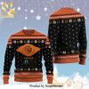 Exhale Yoga Unicorn Knitted Ugly Christmas Sweater