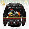 Fa-La-La-La Valhalla-La Viking God Knitted Ugly Christmas Sweater