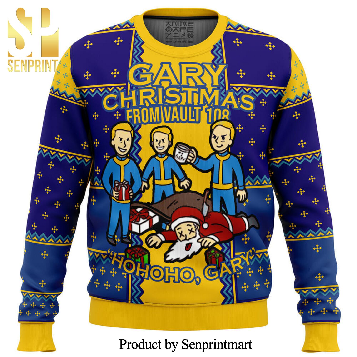 Fallout Gary Knitted Ugly Christmas Sweater