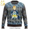 Fairy Tail Natsu And Lucy Manga Anime Knitted Ugly Christmas Sweater