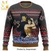 Faye Valentine Spike Spiegel Jet Black Cowboy Bebop See You Space Cowboy Anime Knitted Ugly Christmas Sweater