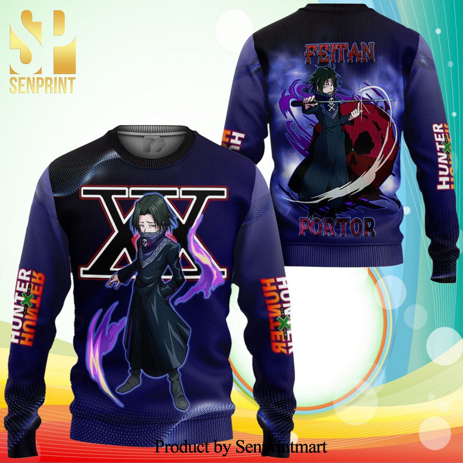 Feitan Portor Hunter X Hunter Knitted Ugly Christmas Sweater