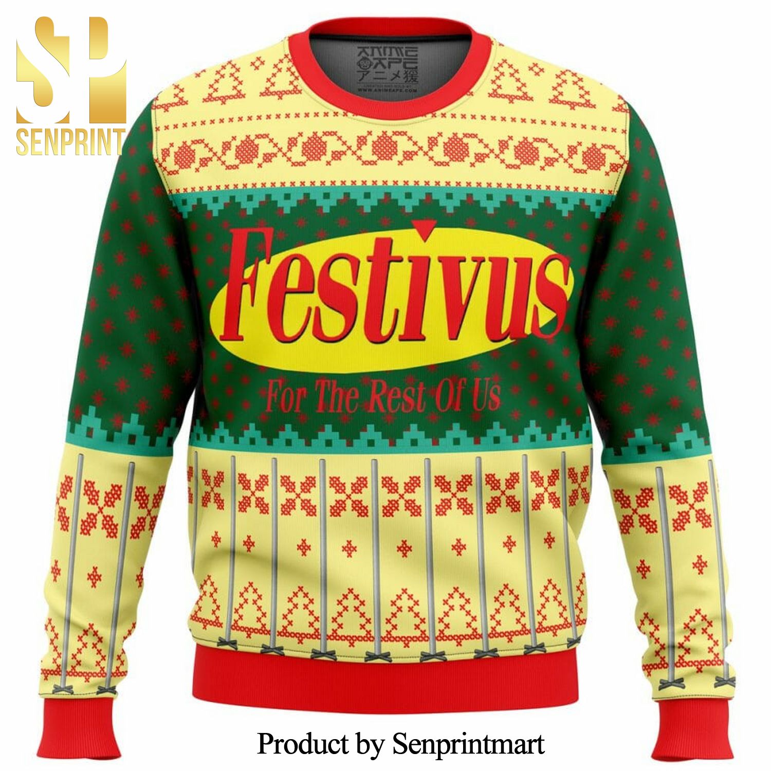 Festivus For The Rest Of Us Knitted Ugly Christmas Sweater
