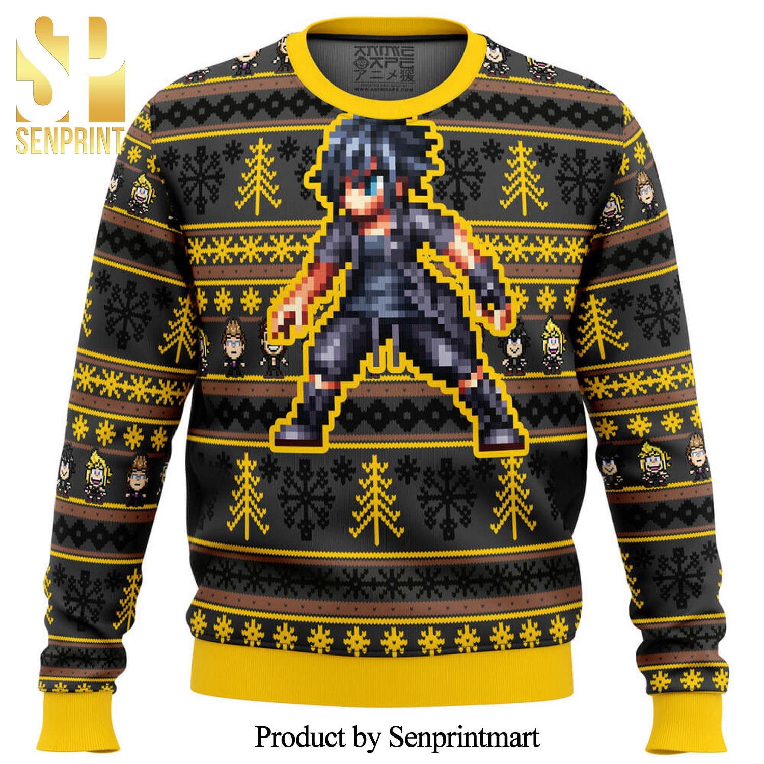 Final Fantasy Noctis Knitted Ugly Christmas Sweater