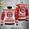 Fireball Red Hot Whisky Snowflake Knitted Ugly Christmas Sweater – Black Red