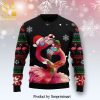 Flamingo Deck The Palms Knitted Ugly Christmas Sweater