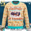 Foo Fighters Christmas Cartoon Version Knitted Ugly Christmas Sweater