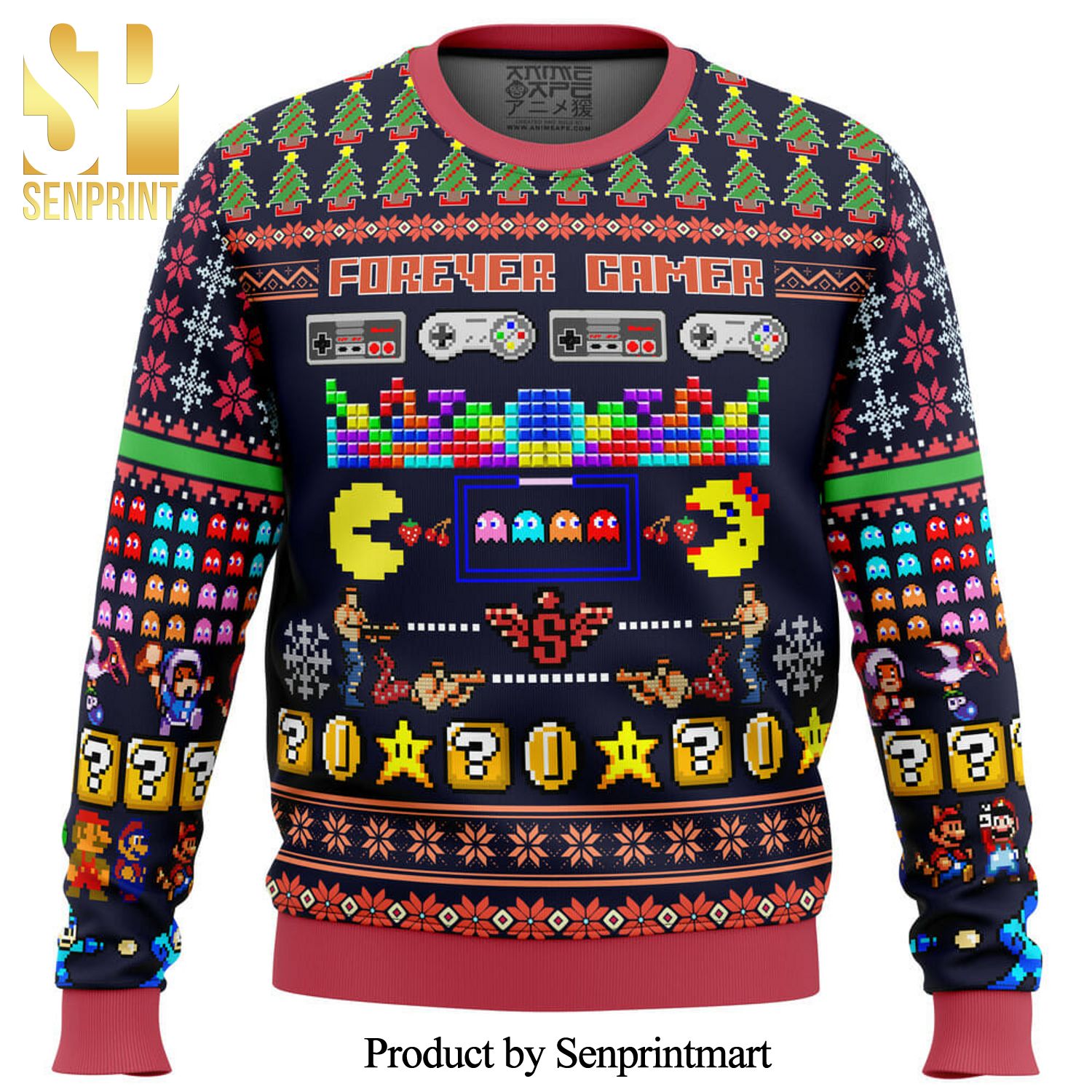 Forever Gamer Classic Knitted Ugly Christmas Sweater