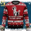 Frankenstein The Addams Family Horror Movie Knitted Ugly Christmas Sweater