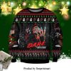 Freddy Krueger A Nightmare On Elm Street He Knows Horror Movie Knitted Ugly Christmas Sweater