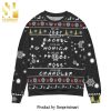 Friends Eat Like Joey Dress Like Rachel Knitted Ugly Christmas Sweater