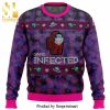 Game Infected Among Us Premium Knitted Ugly Christmas Sweater