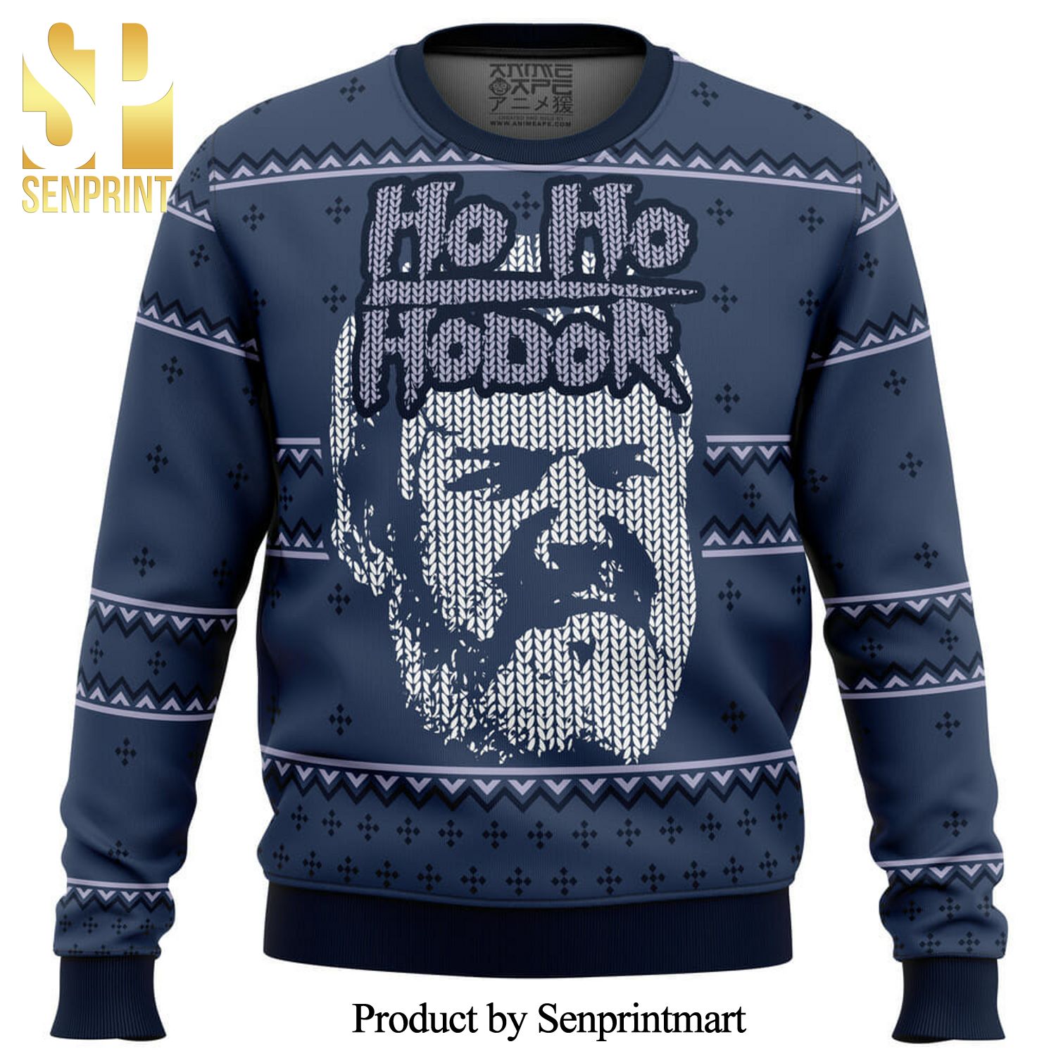 Game Of Thrones Hodor Knitted Ugly Christmas Sweater