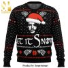 Game Of Thrones Let It Snow Black And White Knitted Ugly Christmas Sweater