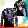 Gengar Pokemon Anime MangaKnitted Ugly Christmas Sweater