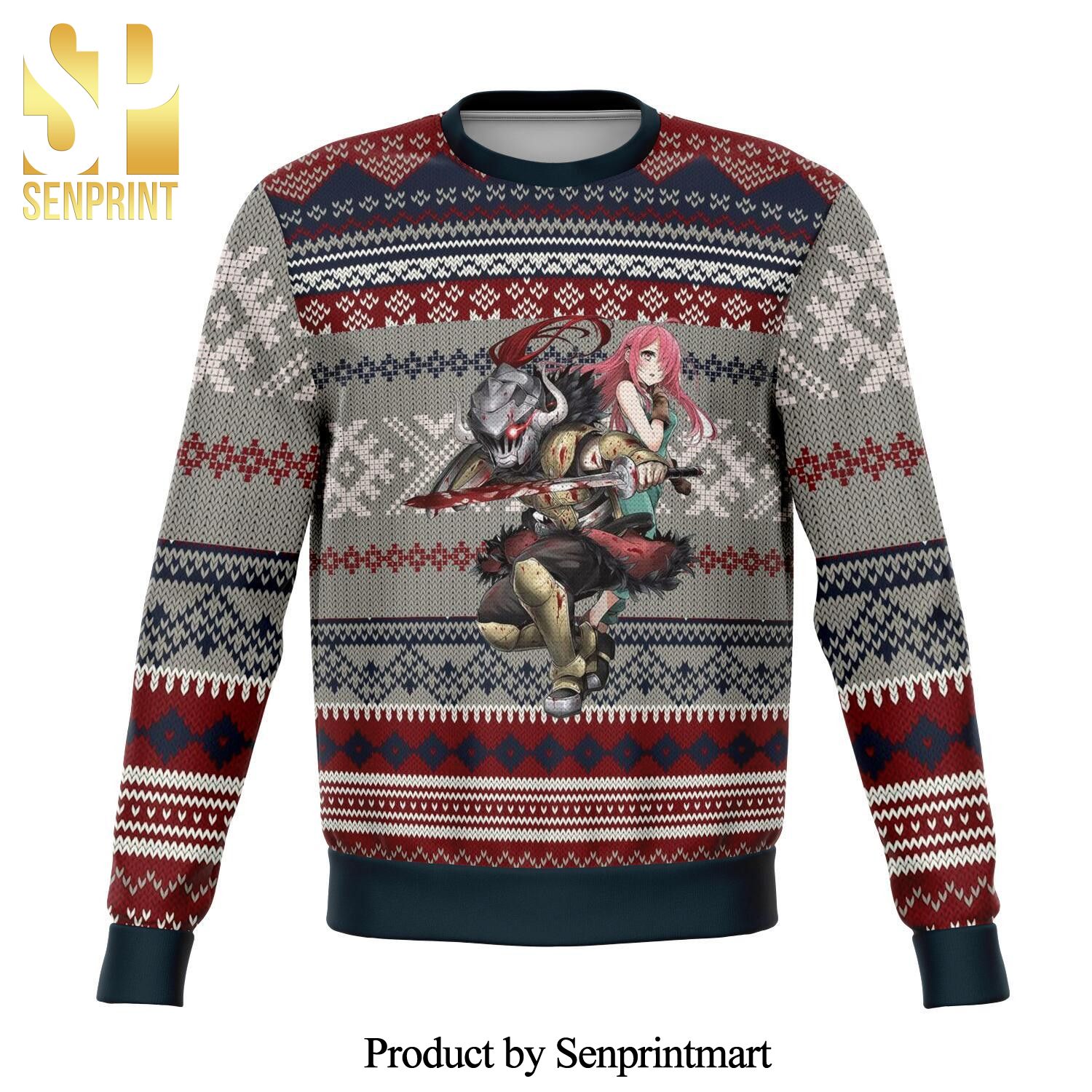 Goblin Slayer Premium Manga Anime Knitted Ugly Christmas Sweater