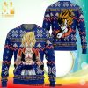 Goku Reach Over 9000 Dragon Ball Z Manga Anime Knitted Ugly Christmas Sweater