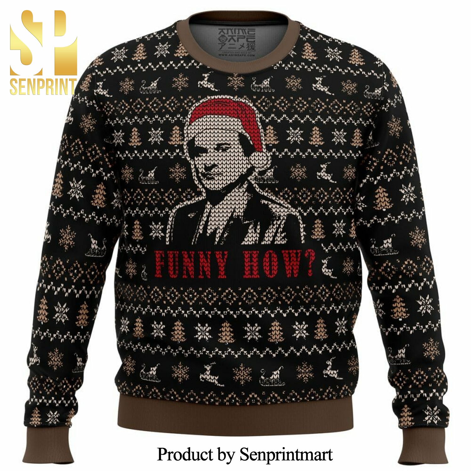 Goodfellas Funny How Knitted Ugly Christmas Sweater