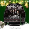 Goodfellas Gangster Santa Hat Knitted Ugly Christmas Sweater