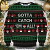 Grandpa Shark Dododo Knitted Ugly Christmas Sweater