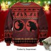 Grain Belt Premium The Friendly Beer Logo Pine Tree Knitted Ugly Christmas Sweater