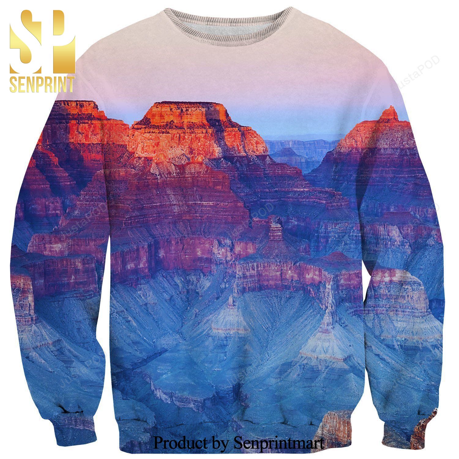 Grand Canyon Knitted Ugly Christmas Sweater