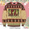 Grumpy Cat Good Didn’T Get To Play Any Reindeer Games Knitted Ugly Christmas Sweater