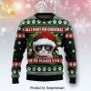 Gundam Merry Christmas Knitted Ugly Christmas Sweater