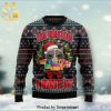 Grumpy Cat Punch You Knitted Ugly Christmas Sweater