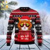 Grumpy Cat This Christmas I Hate It Knitted Ugly Christmas Sweater