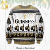 Guinness Beer 1759 Zigzag Knitted Ugly Christmas Sweater