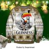 Guinness Beer 1759 Zigzag Knitted Ugly Christmas Sweater