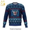 Gundam Premium Mask Manga Anime Knitted Ugly Christmas Sweater