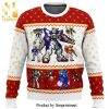 Gundam Wing Sprites Knitted Ugly Christmas Sweater