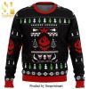 Gurren Lagann Logo Premium Manga Anime Knitted Ugly Christmas Sweater