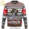 Guts and Casca Berserk Anime Knitted Ugly Christmas Sweater