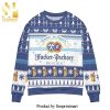 Hacker-Pschorr Brewery Beer Knitted Ugly Christmas Sweater